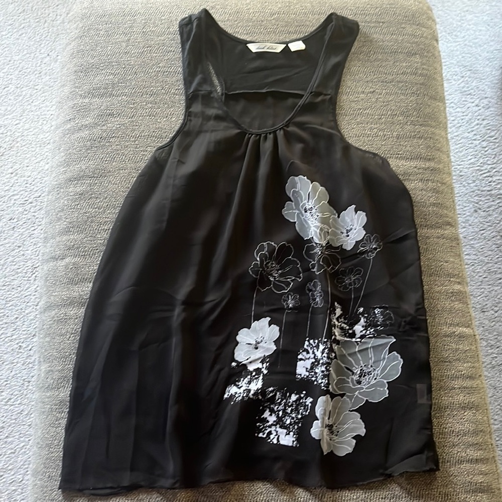 Derek Heart Black and gray sleeveless top size M